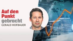 Analysiert für die „Krone“, Wirtschaftsredakteur Gerald Hofbauer. (Bild: Krone KREATIV/stock.adobe.com)