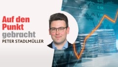 Analysiert für die „Krone“: Wirtschaftsredakteur Peter Stadlmüller (Bild: Krone KREATIV/stock.adobe.com)