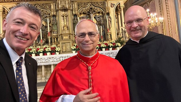 Franz Josef Rupprecht traf den neuen Papst in Wien. Mit dabei war auch Pater Matthias Schlögl, ...