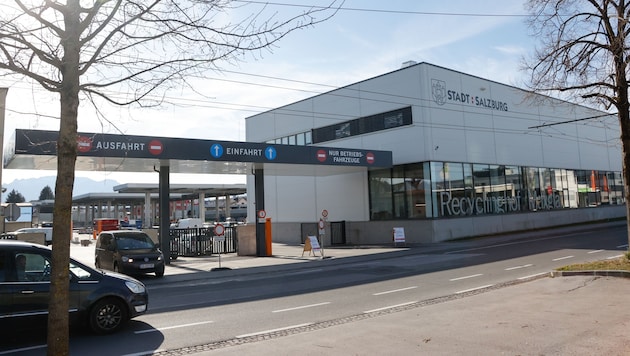 Von 9 bis 14 Uhr öffnet der Recyclinghof in Maxglan zum Tag der offenen Tür. (Bild: Markus Tschepp)