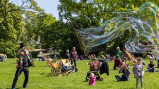Das Genussfestival im Stadtpark bietet allerlei Unterhaltung
