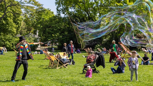 Das Genussfestival im Stadtpark bietet allerlei Unterhaltung