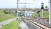 Von hier aus wird die zirka 1000 Meter lange Schleife zum alten Bahnhof führen.