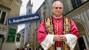 Leo XIV. ist Augustiner – und mit seinen Ordensbrüdern in Wien tief verbunden. (Bild: Krone KREATIV/Martin Jöchl/Vatican)