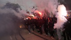 Vor dem Bundesliga-Kracher gegen Red Bull Salzburg haben die Fans von Sturm Graz ihrem Team ...
