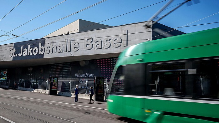 In der St. Jakobshalle in Basel wird schon eifrig geprobt.