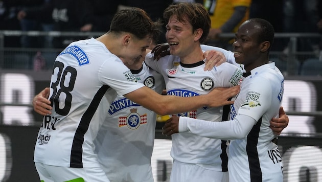 Sturm Graz macht einen großen Schritt in Richtung Titelverteidigung!  (Bild: Pail Sepp)