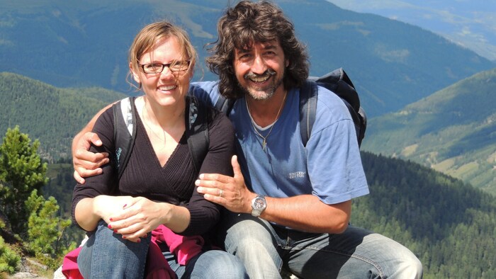 Christina und Rainer Osinger in den Bergen.