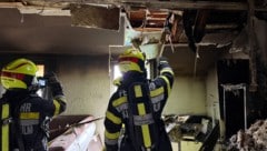 Die gesamte Küche fiel den Flammen zum Opfer. (Bild: Stadtfeuerwehr Leibnitz)