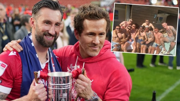Der Klub von Hollywood-Schauspieler Ryan Reynolds und Kollege Rob McElhenney feiert den dritten ...