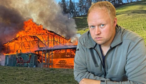 Philipp Thanner musste nun zum zweiten Mal einen Großbrand bei seinem Hof miterleben. (Bild: ZOOM Tirol)