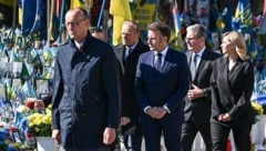 Die Staats- und Regierungschefs der vier wichtigsten europäischen Partner kamen gemeinsam nach Kiew – mit einer klaren Botschaft. (Bild: EPA/Darek Delmanowicz)