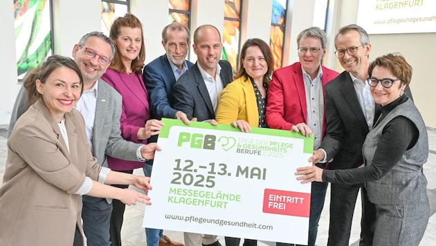 Die Veranstalter mit ihren Partnern freuen sich schon.  (Bild: Evelyn Hronek)