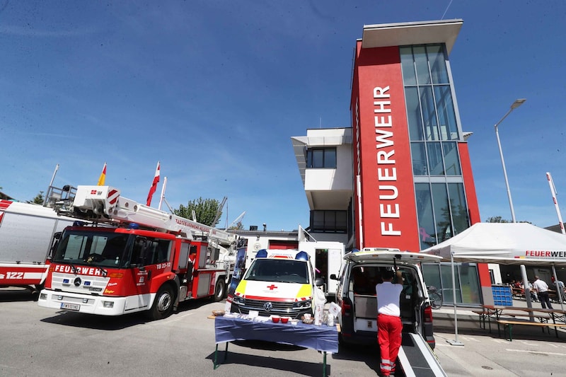 Das ausgebaute und runderneuerte Feuerwehrhaus in Neusiedl am See. (Bild: Reinhard Judt)