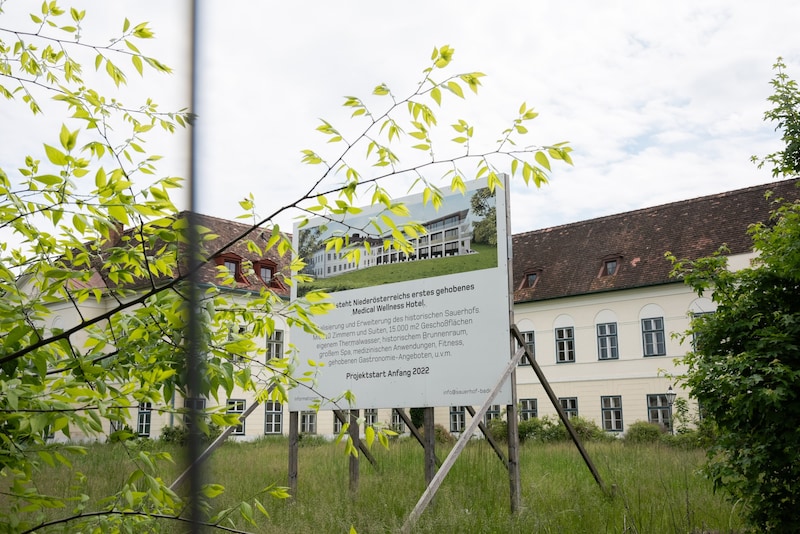 Baustart zu Niederösterreichs ersten gehobenen Medical Wellnesshotel wurde bereits für 2022 versprochen. (Bild: Seebacher Doris)