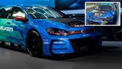 Kruse fuhr mit einem VW Golf VII mit der Startnummer 33