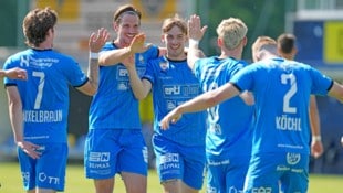 Amstetten darf feiern. (Bild: GEPA)