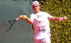 Salzburgs bester Tennisspieler Lukas Neumayer will am Sonntag den Bundesliga-Titel gewinnen. 