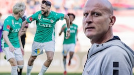 Tirol jubelt – Carsten Jancker übernimmt die Rote Laterne. (Bild: Krone KREATIV/GEPA pictures)