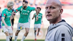 Tirol jubelt – Carsten Jancker übernimmt die Rote Laterne. (Bild: Krone KREATIV/GEPA pictures)
