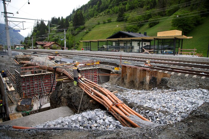 Die Unterführung in Dorfgastein wird bis Mitte Juli fertig.