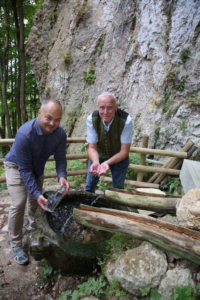 Sadovnik besucht oft die Rosalienquelle am Hemmaberg: „Wasser gibt Energie!“