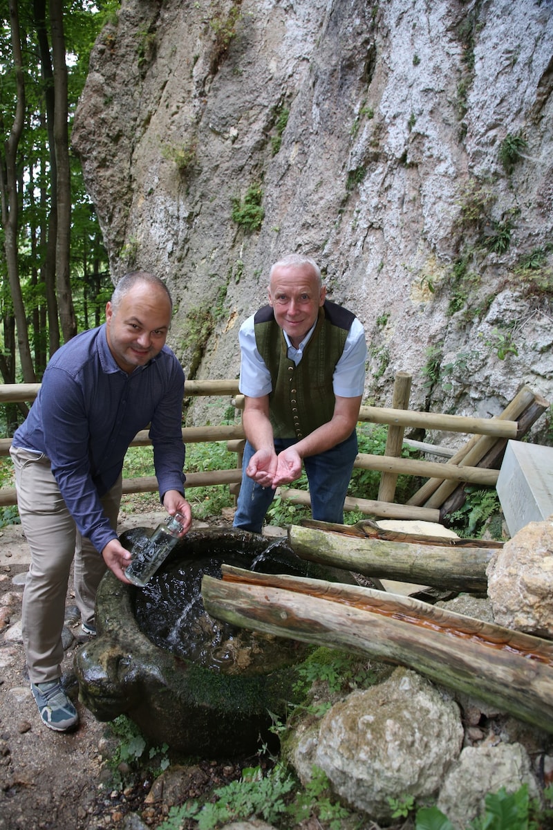 Sadovnik besucht oft die Rosalienquelle am Hemmaberg: „Wasser gibt Energie!“ (Bild: Evelyn Hronek)