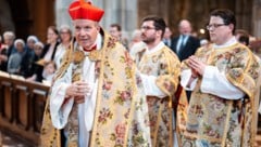 Kardinal Christoph Schönborn beim Gottesdienst