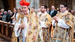Kardinal Christoph Schönborn beim Gottesdienst (Bild: APA/GEORG HOCHMUTH)