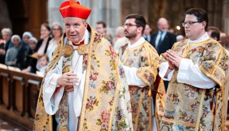 Kardinal Christoph Schönborn beim Gottesdienst (Bild: APA/GEORG HOCHMUTH)