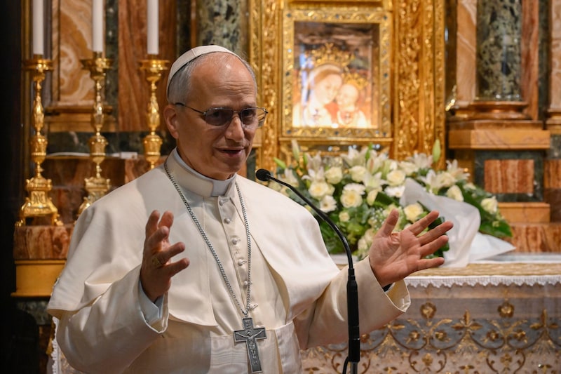 Papst Leo XIV. (Bild: EPA/VATICAN MEDIA HANDOUT)