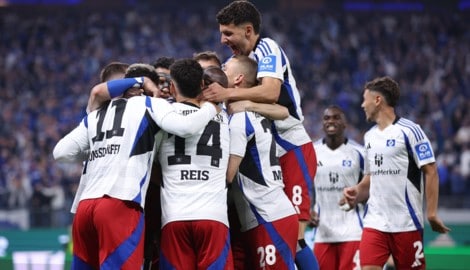 Der HSV ist zurück im Oberhaus. (Bild: APA/AFP)