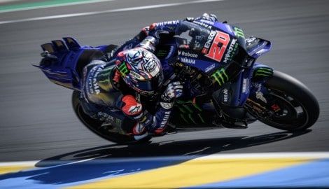 Fabio Quartararo startet von der Pole-Position. (Bild: AFP/LOIC VENANCE)