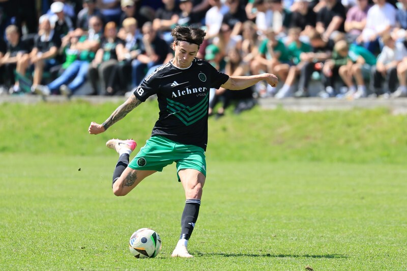 Lucas Scholl war der Dosenöffner, traf per Freistoß zum 1:0. (Bild: Johanna Birbaumer)