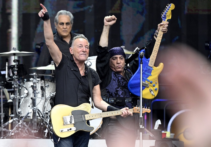 Springsteen und die E Street Band (Bild: APA/HANS KLAUS TECHT)
