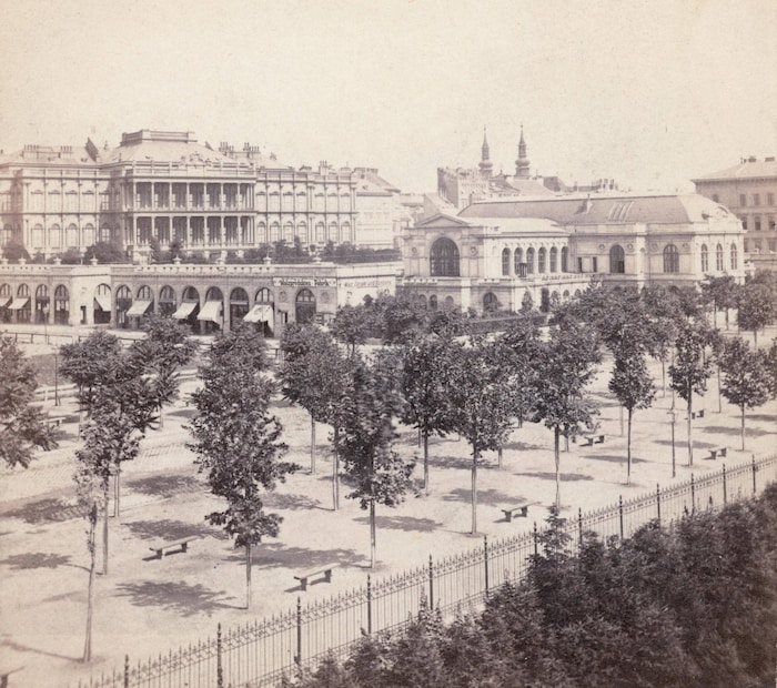 Das Palais Coburg in den 1880er Jahren