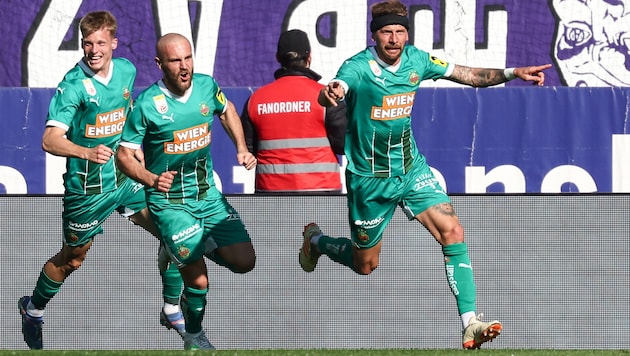 Guido Burgstaller traf zum 1:0. (Bild: GEPA)