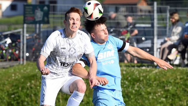 Globasnitz mit Patrick Schorli (re.) bog Bad Eisenkappel mit Tilen Kralj (li.) in einer packenden Partie mit 4:2. (Bild: Sobe Hermann)