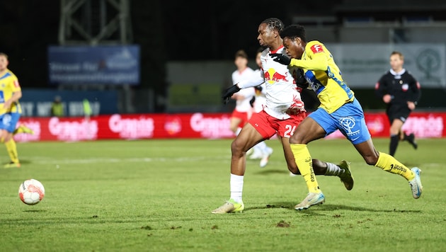 Kelvin Boateng (re.) wechselt zur Wiener Austria. (Bild: GEPA)