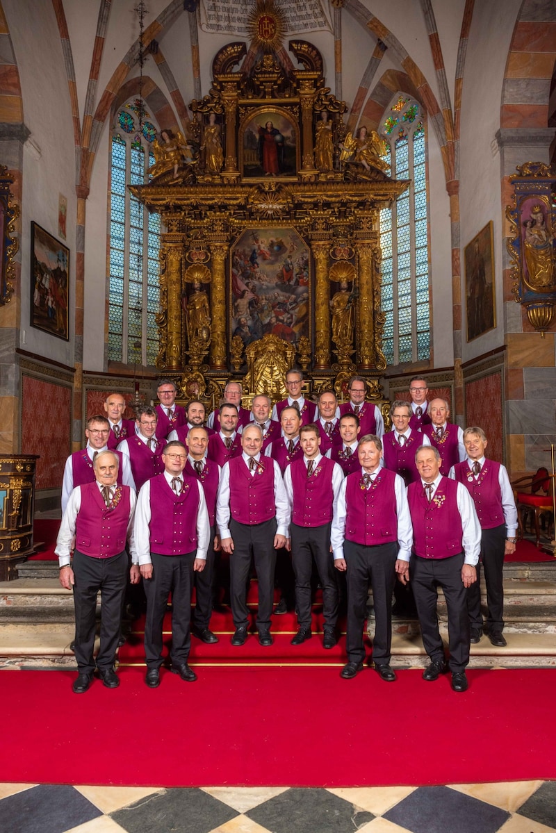 Seit 70 Jahren besteht der Männergesangsverein Carinthia Chor Millstatt, der zu den bekanntesten Chören Österreichs zählt. Der Beginn ihrer Geschichte startete als Quintett. (Bild: Patrick Sommeregger-Baurecht)