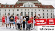 Österreichs Damen, Herren und Rollstuhl-Basketballer beim Wiener Eislaufverein am Heumarkt, wo das 3x3 Vienna steigt. (Bild: © Andreas Pichler-Kröss, APhotography)