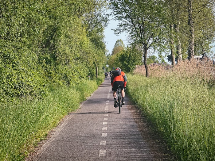 Weiter in Richtung Süden – der Radweg ist in einem sensationellen Zustand, während in Österreich Schlaglöcher auf Radwegen teilweise mit Rollsplit aufgefüllt werden.  