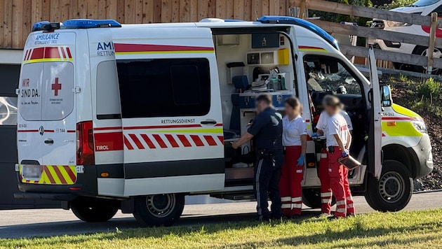Die Verletzten wurden vor Ort von den Einsatzkräften erstversorgt.
