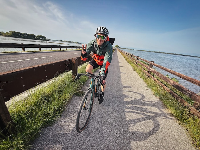 Michi ist begeistert vom Ciclovia Alpe Adria. 