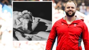Lukas Weißhaidinger freut sich über Tochter Lola.