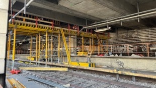 So wie schon die letzten Jahre wird auch heuer der Tunnel entlang des Donaukanals saniert – diesmal allerdings gleich zwei Stationen auf einmal. (Bild: Lukas Zimmer)