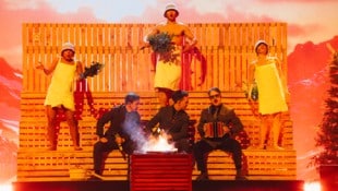 Der Sauna-Spaßsong aus Schweden sorgte in der Schweiz für Stimmung. (Bild: EBU/Sarah Louise Bennett)