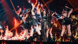 Polens ESC-Kandidatin Justyna Steczkowska sorgte in Basel für eine heiße Show. (Bild: EBU/Sarah Louise Bennett)