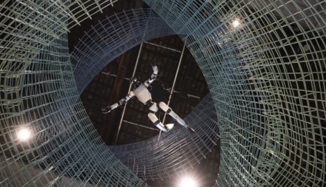 Träumen von der Architektur der Zukunft: „A Robot‘s Dream“ von MESH.CH auf der Architekturbiennale in Venedig. (Bild: GAETAN BALLY / Keystone / picturedesk.com)