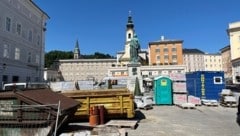 Derzeit ist der Mozartplatz eine Baustelle. (Bild: Roittner Felix)